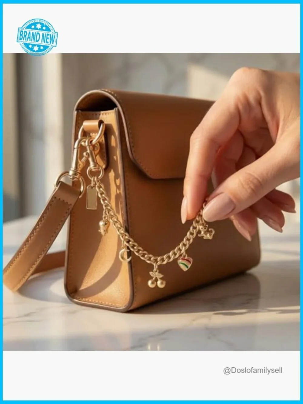 Cute Alloy Bag Charm Purse Accessory Versatile Decor Handbag Chain